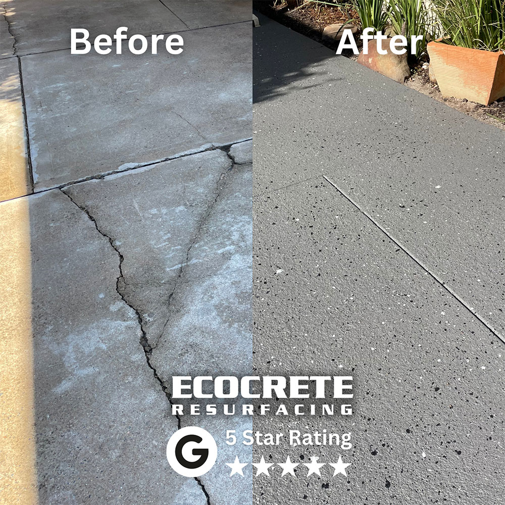 Team applying eco-friendly concrete sealer on a driveway in Adelaide - EcoCrete Adelaide
